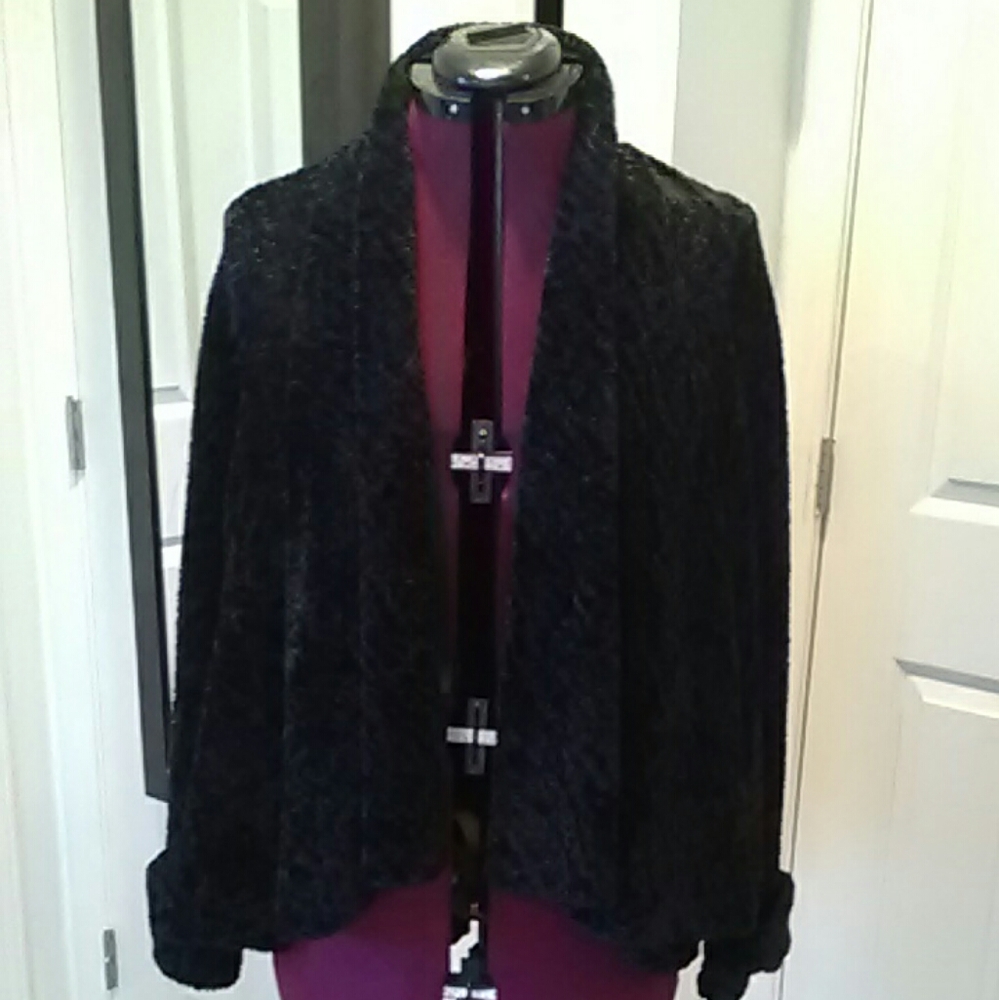 Special occasion open front drape style jacket